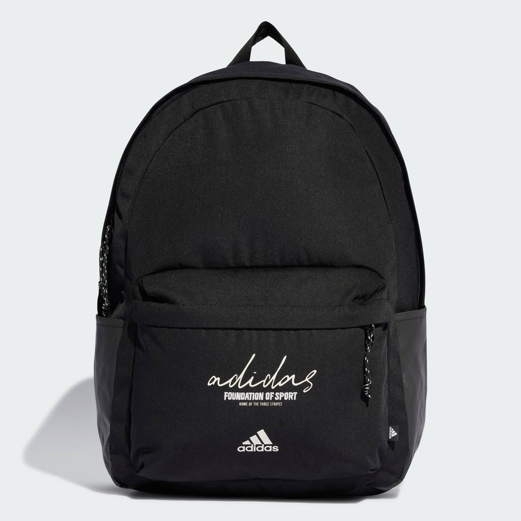 adidas ไลฟ์สไตล์ กระเป๋าเป้ทรงคลาสสิกพิมพ์ลายทั้งใบ Brand Love Unisex สีดำ IX6802