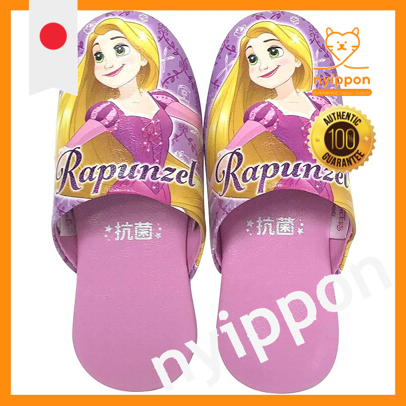 [Disney] Rapunzel Cute Comfortable Walking Easy [Nippon Slipper] Stylish [Character] Purple 18cm-20c