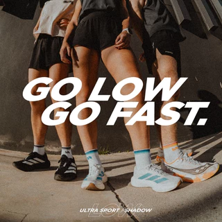 MOTIVE SOCK ถุงเท้าวิ่ง รุ่น Ultra Sport Shadow - LOW ถุงเท้ากีฬา ถุงเท้าวิ่ง