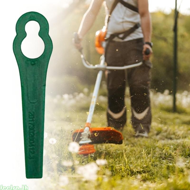 Feela 50 ชิ้น Strimmer ใบมีดพลาสติกเครื่องตัดหญ้าเครื่องตัดหญ้าใบมีดสําหรับเครื่องตัดหญ้าไร้สาย Accesso
