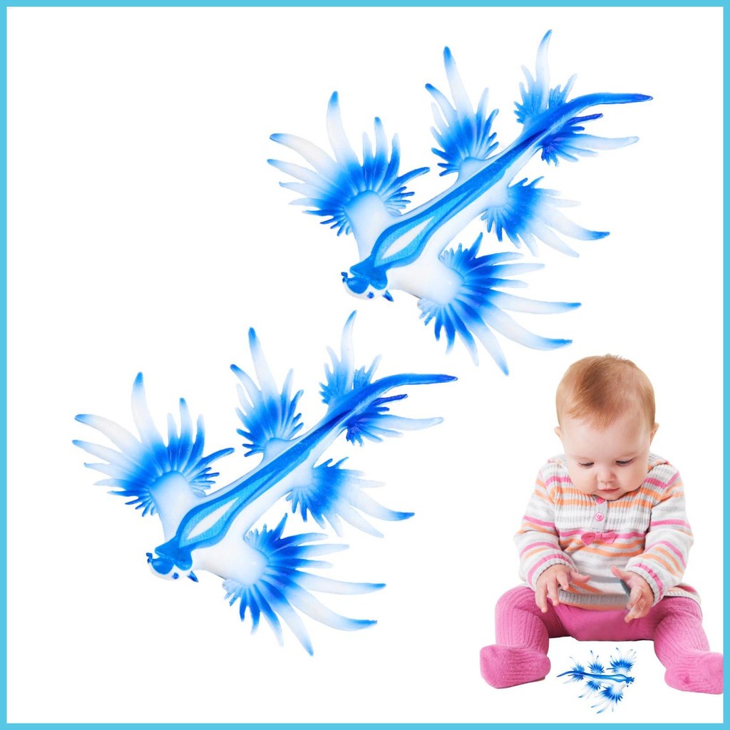 Sea Slug รุ่น Sea รุ่นสะสม Sea Slug Figurines Sea Slug ตุ๊กตาทนทานขนาดเล็ก Sea Slug รูปปั้นสําหรับ m