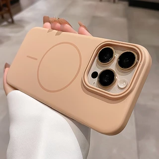 สําหรับ OPPO Find X9 X9S X8 Pro Find X8S Plus X7 Ultra X9Pro X9SPro เคสโทรศัพท์แม่เหล็กเคลือบด้านบางพิเศษสีทึบกันกระแทกปกแข็งซิลิโคน
