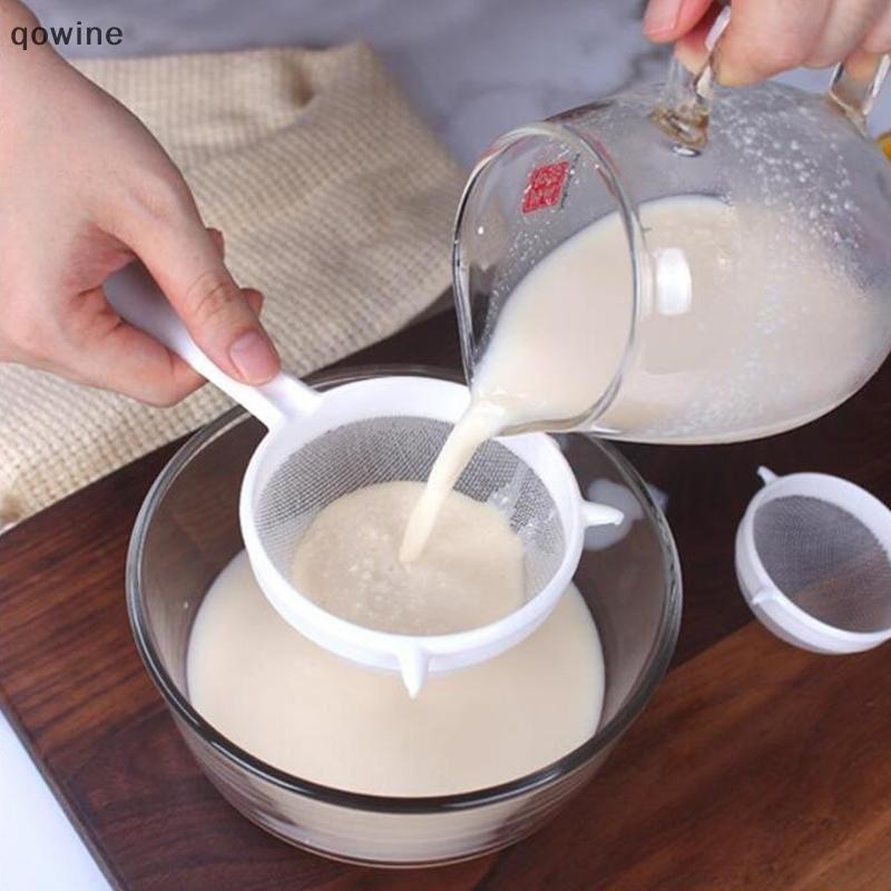 [qowine] กระชอนกรองนมถั่วเหลือง Ultra-fine เครื่องคั้นน้ําผลไม้ในครัวเรือน Home-brewed ผลไม้ไวน์ข้าวไวน์กรองตะกรัน TH