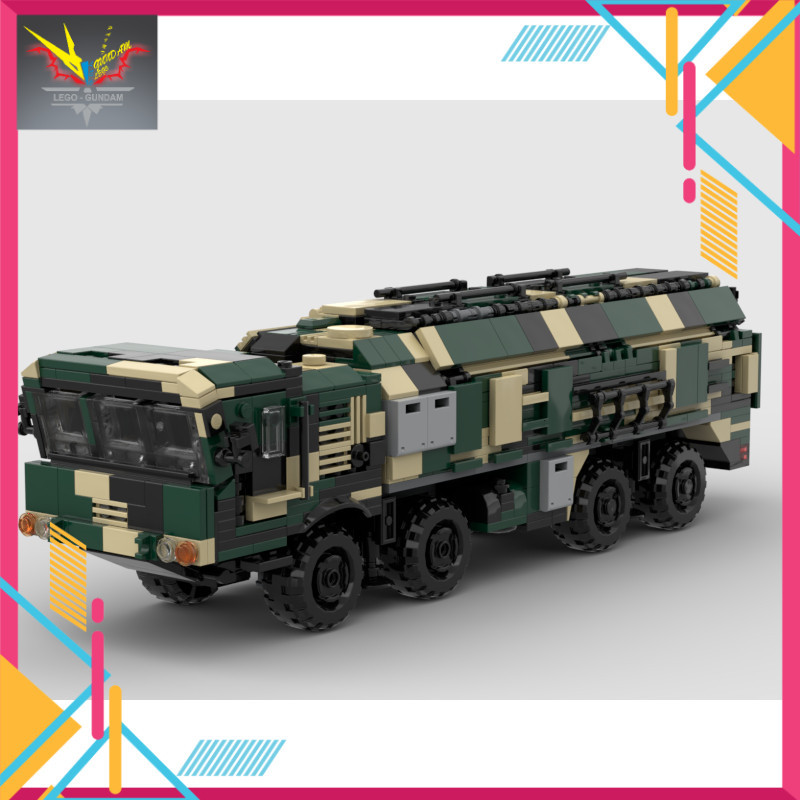 MOC Assembly Toy Army Iskander Camo Military Model
