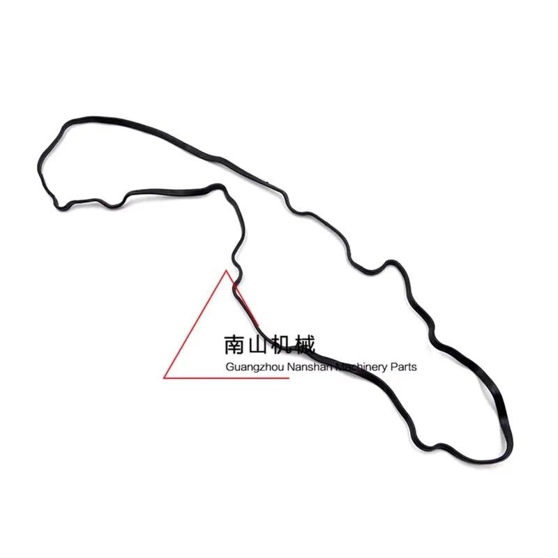 XCMG XE75DA แถบยางฝาครอบวาล์ว Kubota V2607 ปะเก็นฝาครอบวาล์วเครื่องยนต์ชิ้นส่วนรถขุด