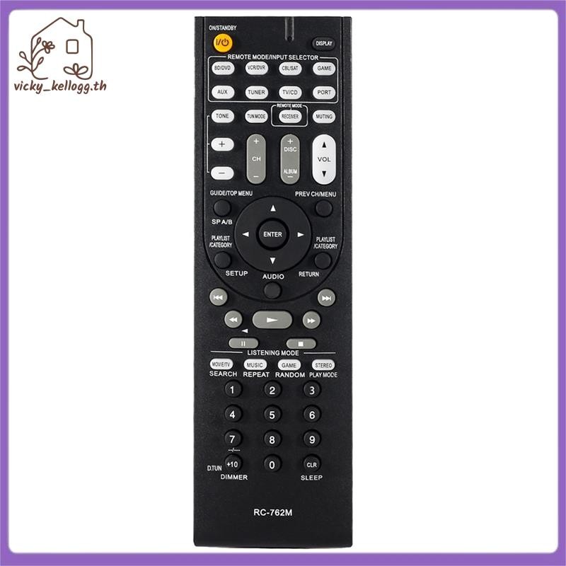 [vky_kellogg.th] อะไหล่รีโมทคอนโทรล 1 ชิ้น RC-762M สําหรับตัวรับสัญญาณ AV HT-R380 HT-R290 HT-R390 HT