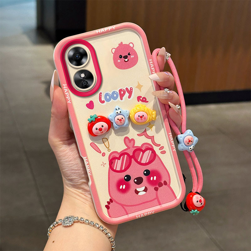 Case OPPO A17 Case OPPO A17k Case Cute 3D Doll Case Soft Phone Case TY-JGSGZ