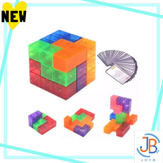 Direct From Japan Cube Puzzle Clear Toys Educational Toys Assembly Magnetic Cube Block Puzzle Magnet