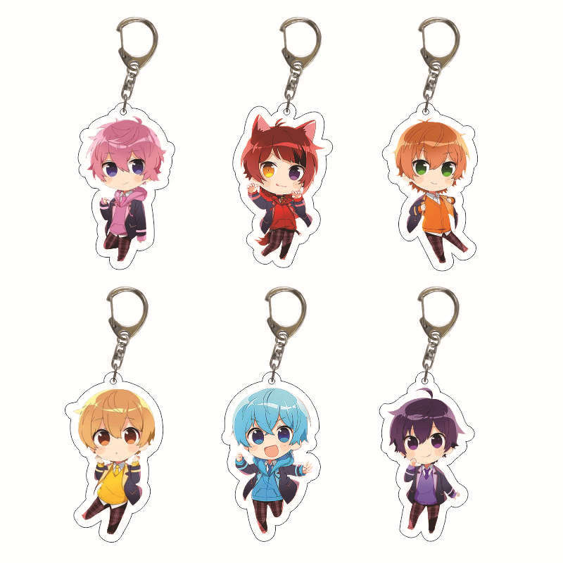 พวงกุญแจอะคริลิค Shinaka Junping Kram การ์ตูน