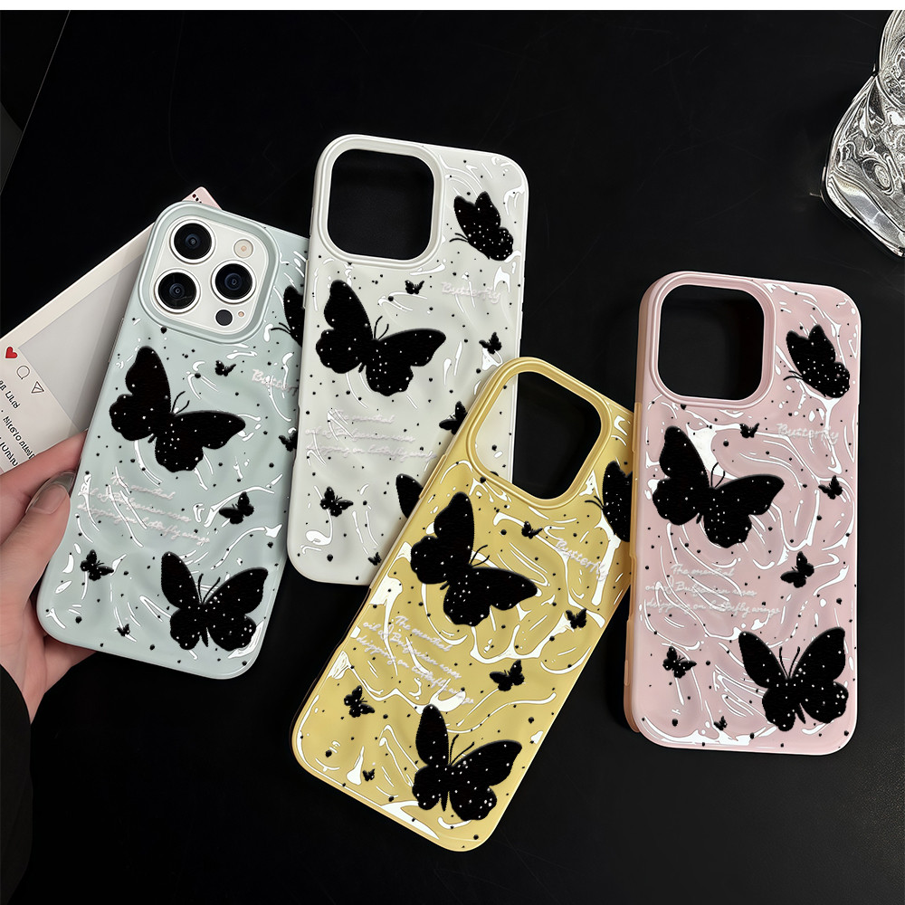 จัดส่งในพื้นที่ เคสเหมือนอุกกาบาต มีสีสัน น่ารัก For IPhone16 15 14 13 12 11 6 7 8 plus Pro Promax X XR XSMAX  YSW138