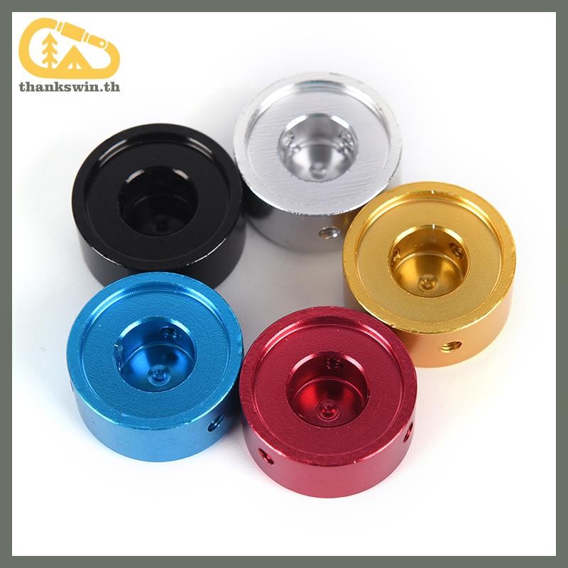 Thankswin 1 ชิ้น Footswitch Topper อลูมิเนียมอัลลอยด์กันชน Protector สําหรับกีตาร์เหยียบ th