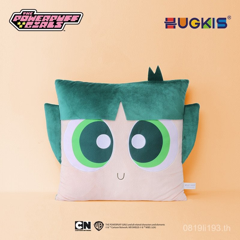 Square Powerpuff Girls Pillow Big Eyes Birthday Gift Sofa Cute Pillow Cushion Plush Living Room XP3S