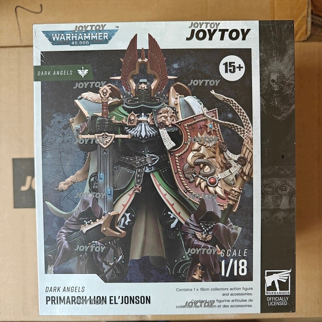 【พร้อมส่ง】joytoy warhammer40k Lion King Dark Angels Primarch Lion El'Jonson 18cm action figure