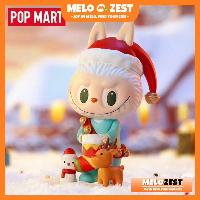 ของแท้ popmart official Labubu Christmas Blind Box Set Doll  Hand Made เครื่องประดับ Toys ตุ๊กตา ของขวัญ