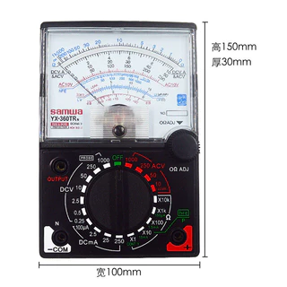 มิเตอร์วัดไฟ แบบเข็ม รุ่น sunma sanwai Multimeter YX-360TR แถม ถ่าน AA 2ก้อน + ถ่าน 9V 1 ก้อน
