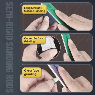 กระดาษทรายฟองน้ำ STEDI® Premium Sanding Sticks set ชุดละ 6 เบอร์เบอร์ละ 1 ชิ้น สำหรับขัดโมเดลให้เรียบ