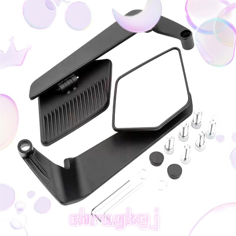 Stealth Winglet กระจกสําหรับ MT-03 07 09 R1 R3 R7 XMAX อุปกรณ์เสริมรถจักรยานยนต์กระจกปรับ chruykgj.t