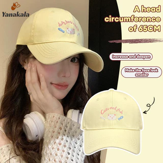ส่งเร็ว🚚ปักลูกแมว หมวกเบสบอล หญิง น่ารักหวาน กันแดด ปรับระดับได้ หมวกกันแดด หมวกกันแดด-Yanakala
