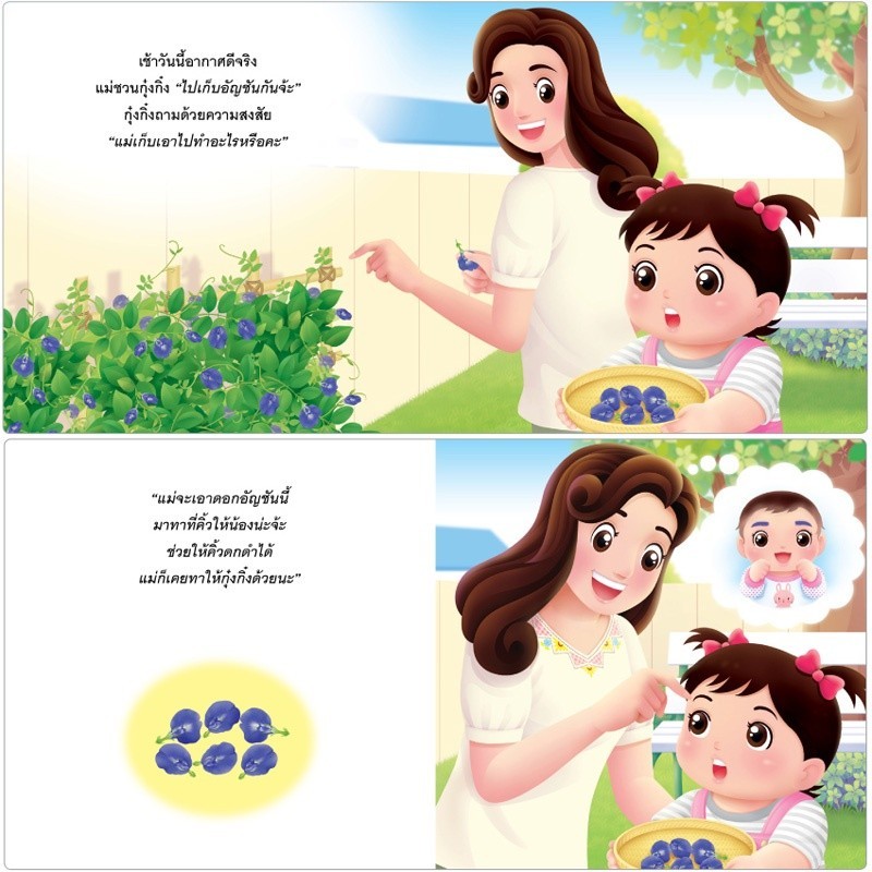 กุ๋งกิ๋ง สนุกกับสะเต็ม Reading Pen ไทย-อังกฤษ นิทานกุ๋งกิ๋ง หนังสือเด็ก นิทาน นิทานเด็ก Plan for kid