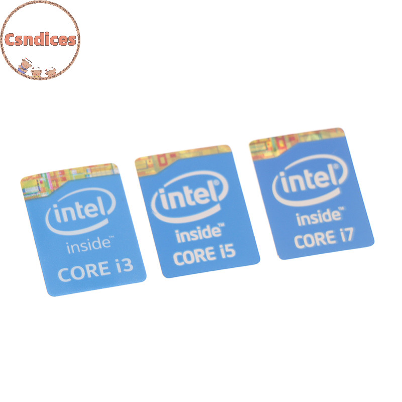 Csndices 5 ชิ้น 4th Generation Intel Core I3 I5 I7 ป้ายสติกเกอร์ตกแต่งโน้ตบุ๊ค TH