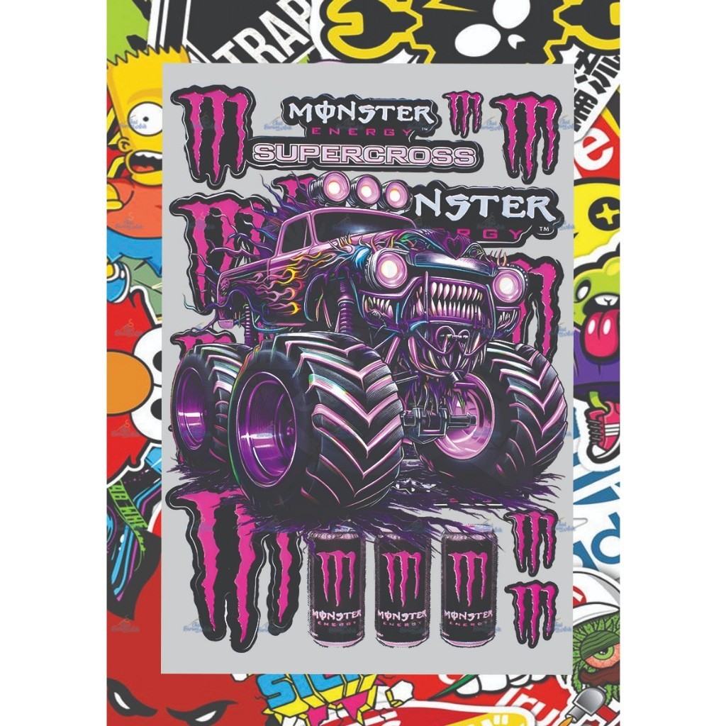 MONSTER Iron Screen Printing DTF Screen Printing READY TO PRESS