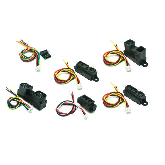 GP2Y Series Sharp IR อินฟราเรดระยะทางการตรวจจับ 2-15 4-30 20-150 10-80 100-550 4-50 GP2Y0A51SK0F GP2