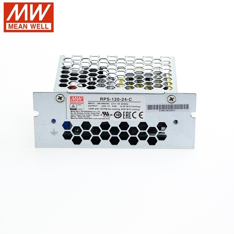 ✲MEAN WELL RPS-120-24-C 120W 5A 24V High Efficiency Medical Grade Switching Power Supply 24V 120W En