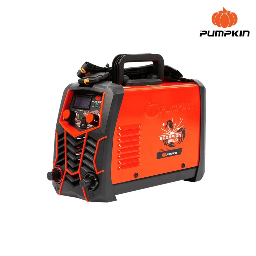 PUMPKIN เครื่องเชื่อมไฟฟ้า เครื่องเชื่อมอินเวอร์เตอร์ IGBT ประหยัดไฟเบอร์ 5 (17904) / SUPER 140A (17905)