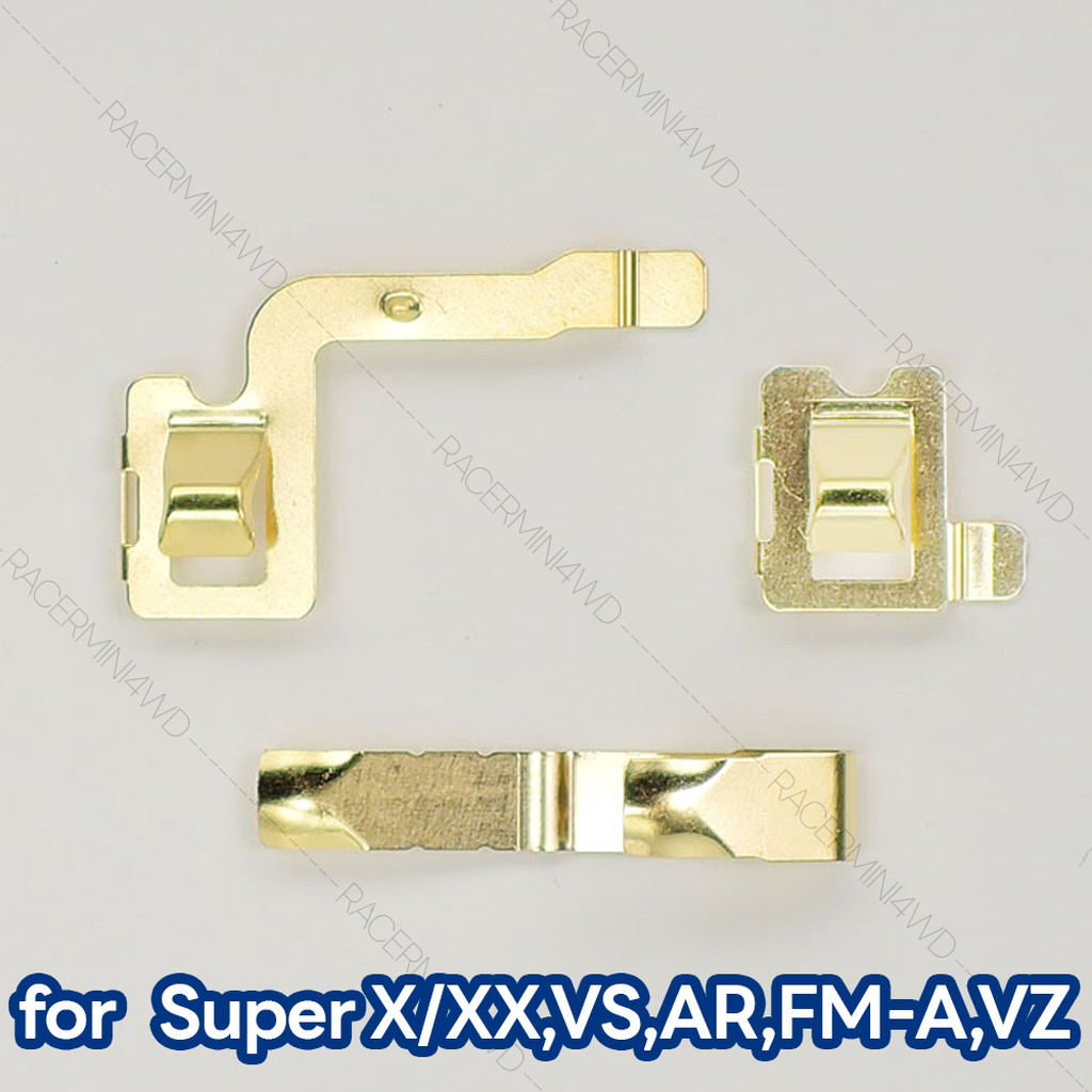 TAMIYA 15237 Super X Chassis Gold Plated Terminal Set สะพานไฟมินิโฟร์วีลทามิย่าแท้