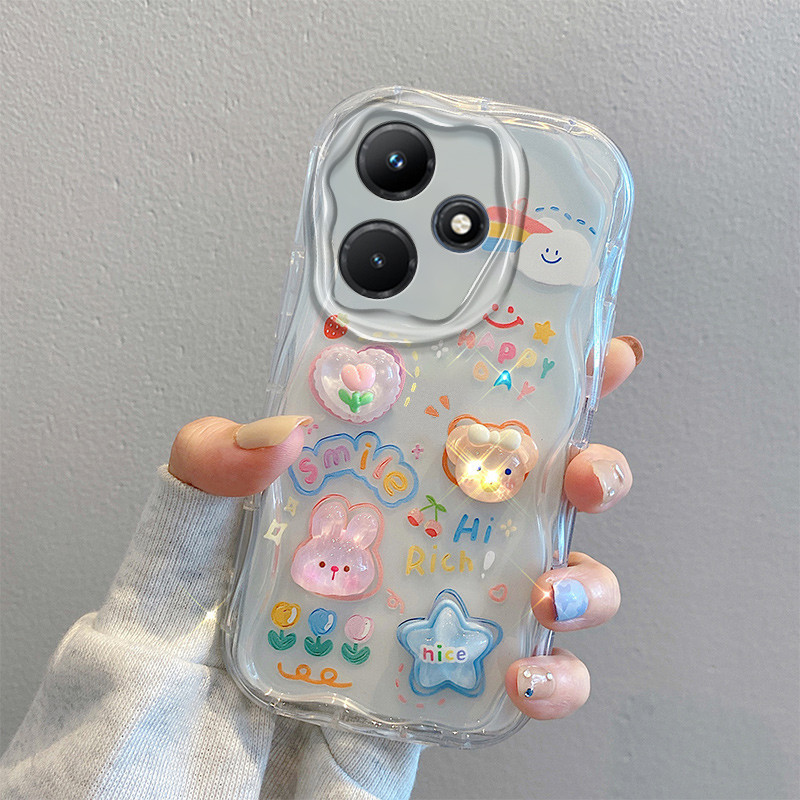 เคส Redmi 13 13X ตุ๊กตาสามมิติ สีใส การ์ตูน กรณีป้องกันโทรศัพท์มือถือ TY5 ราคา ถูกที่สุด ดีลบีเคเค แกลเลอรีภาพที่ 9