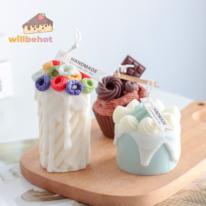 [WillbehotT] แม่พิมพ์เค้กเคลือบครีม Diy โดนัทวงกลมตกแต่งแม่พิมพ์ซิลิโคนเค้ก [ใหม่]