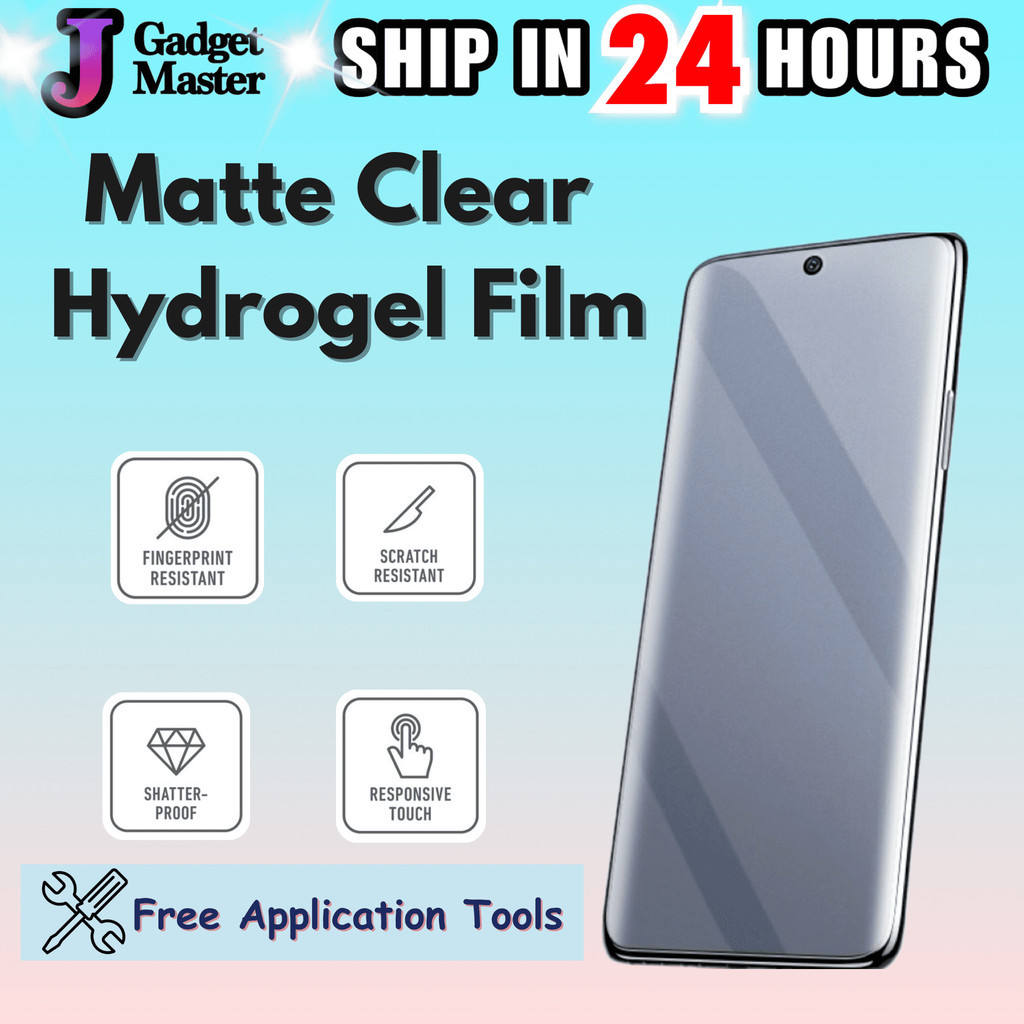 OnePlus 10 Pro 10T 11 11R 12 12R 13R 13 8 5G 8 5G UW 8 Pro 9 9 Pro Matte Curve ฟิล์มไฮโดรเจล