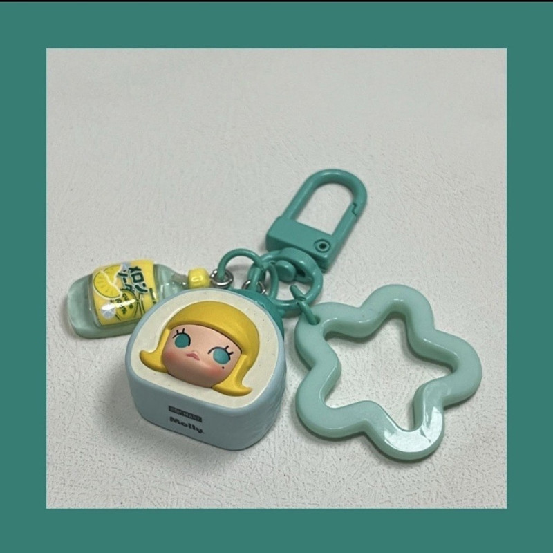 ※ Handmade ※ Bubble Mart พวงกุญแจจี้เม็ดน่ารัก dimoo Sweet Beans molly