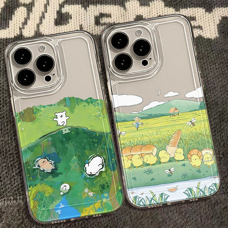 ❤️9-19บาท❤️เคสโทรศัพท์ เคส for iPhone 11 13 14 15 12 Pro Max XR 7 8 Plus XS Max เคสไอโฟน11 Space Tpu