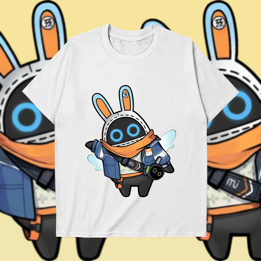 [ Cotton100% ] เสื้อยืดผ้าฝ้ายแท้ BANGBOO Zenless Zone Zero ZZZ  #Z4 รูปแบบการพิมพ์ T-SHIRT