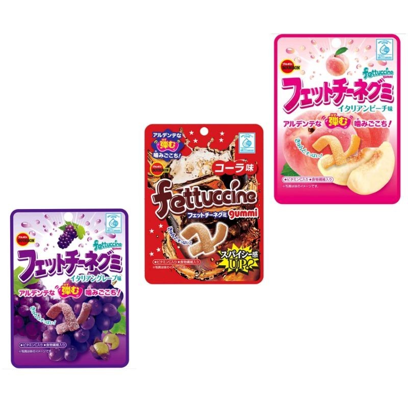 Bourbon Fettuccine Gummi เยลลี่ผลไม้ ขนาด 50 กรัม