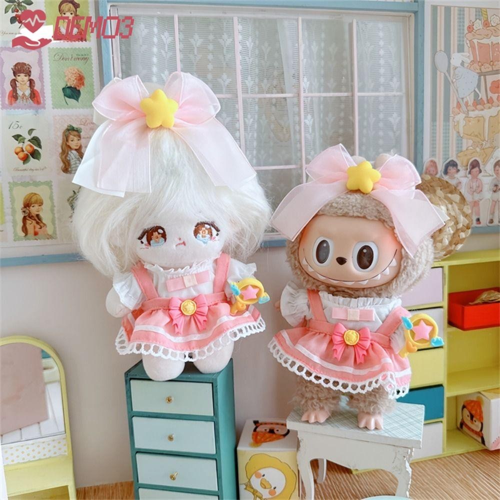 [DEMO3] กระโปรง Labubu เสื้อผ้าตุ๊กตาทํามือทดแทน ตุ๊กตา DIY Sakura Vintage 10CM