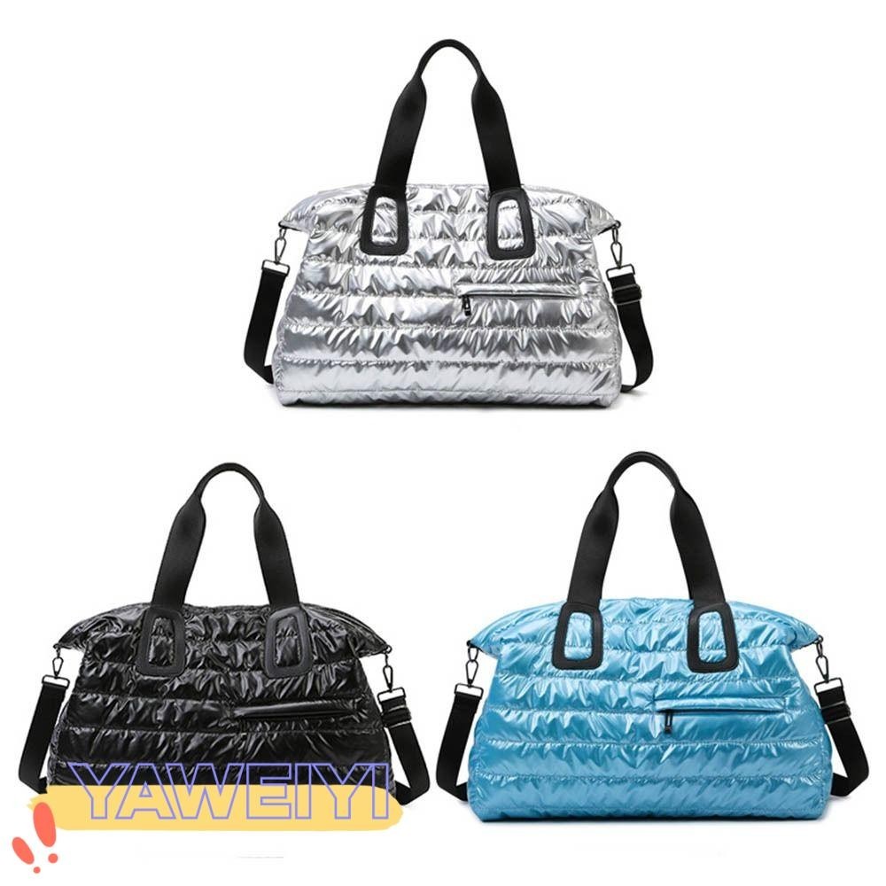 Yaweiy Duffle Pack, กระเป๋าถือแยกเปียกและแห้งแบบขยายได้, กระเป๋าหูหิ้วยิมหลายกระเป๋าแบบพับได้ผู้หญิง