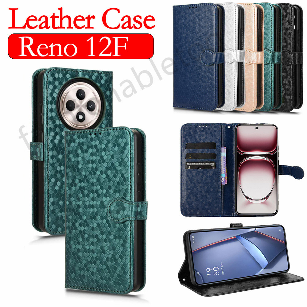 Flip หนังสําหรับ Oppo Reno 12 F 12F 12 pro 12pro 1 2 Reno12 F Reno12F Reno12 pro Reno12pro วงเล็บแม่เหล็กปลอกกันกระแทกฝาหลัง