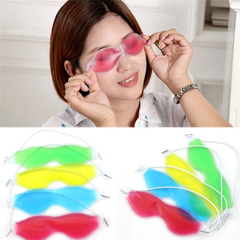 Gel Eye Mask Cold Pack Warm Hot Heat Ice Cool Soothing Tyred Eyes&Headache Pad