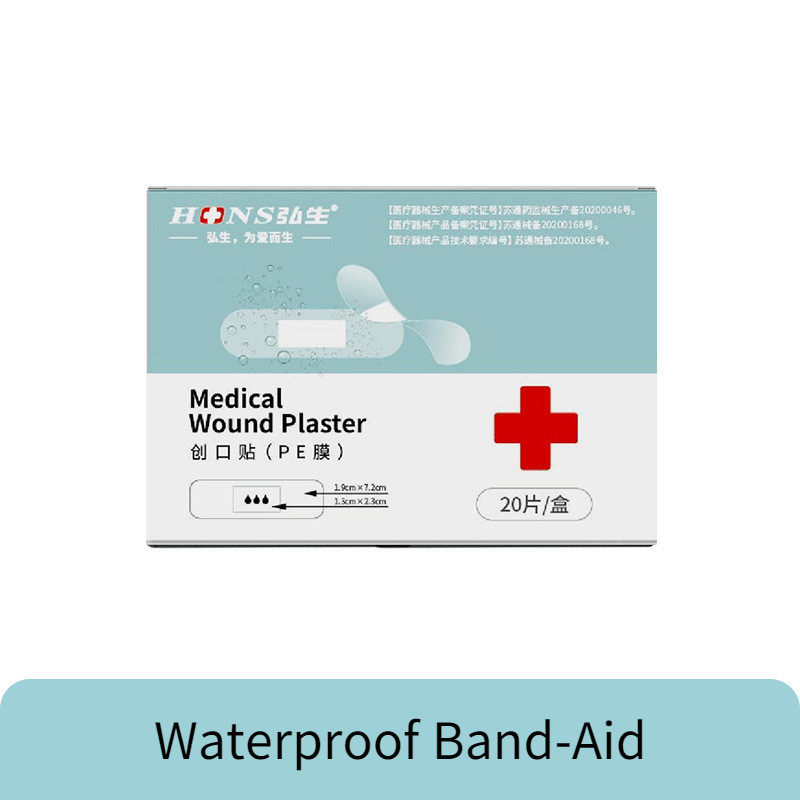 พลาสเตอร์ปิดแผลกันน้ำ พลาสเตอร์ยา แผ่นแปะแผล แผ่นปิดแผล Waterproof Band-Aid กล่อง