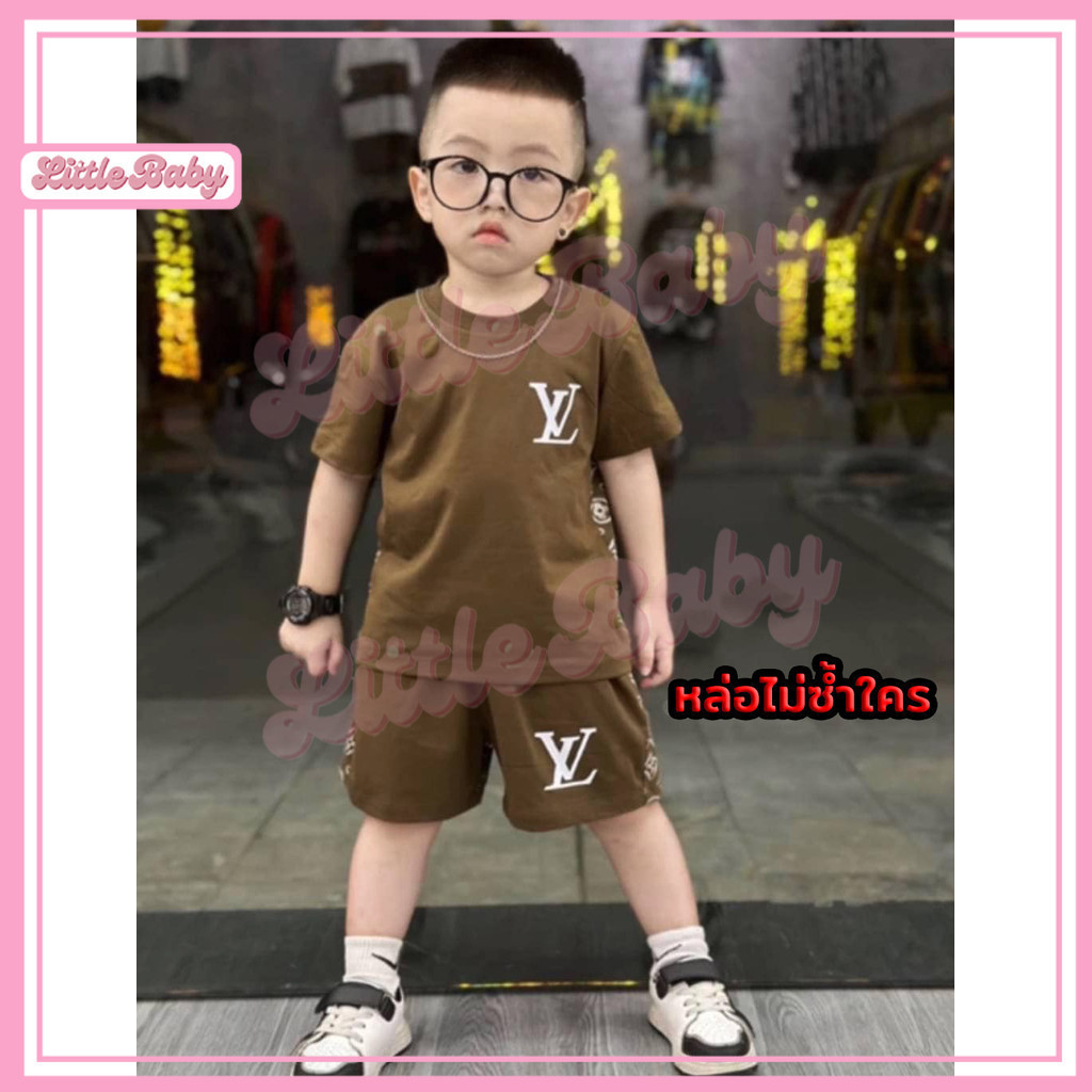 ชุดเซ็ทเด็กผู้ชาย เสื้อผ้าเด็กผู้ชายลายการ์ตูนสุดเทห์ น้ำหนัก 10-30 กิโล ไซส์ S,M,L,XL  รหัสBOY90