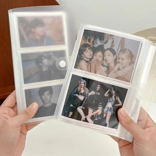 ยัน1 1ชิ้นผู้ถือบัตรรูปภาพ,โปร่งใส80/160สล็อตอัลบั้มภาพ,3/4/5/5/6/7นิ้วรวบรวมหนังสือพีวีซีภาพผู้ถือไอดอลดาว