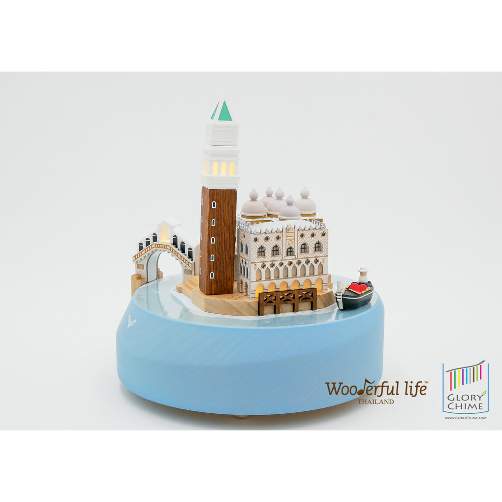 Wooderful life กล่องดนตรีไฟฟ้า เวนิส เพลง The Beautiful Blue Danube - รูปที่ 2