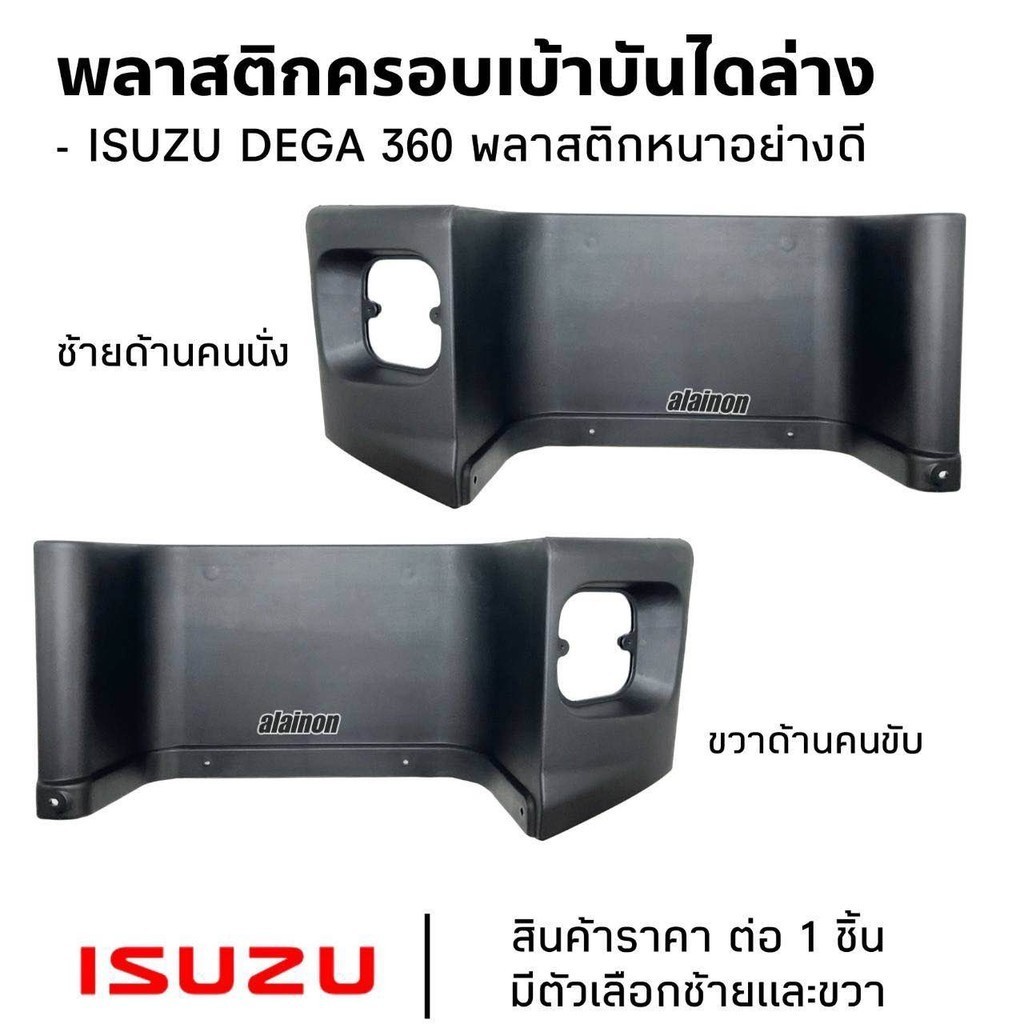 พลาสติกครอบเบ้าบันได ล่าง ครอบเบ้าบันได ISUZU DEGA 360 พลาสติกหนาอย่างดี รูปภาพจากสินค้าจริงทุกชิ้น