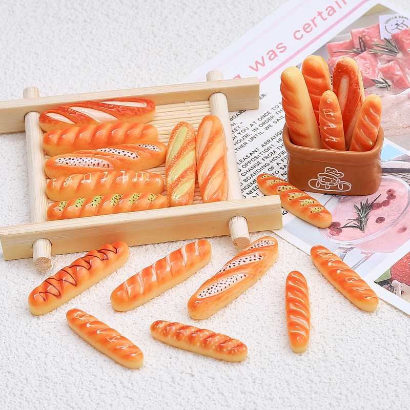 อุปกรณ์เรซินขายส่งเจลครีมกิ๊บติดผมทำด้วยมือ DIY รูรองเท้าหัวเข็มขัดเครื่องประดับบาแกตต์ขนมปังอาหารและเล่นผสม