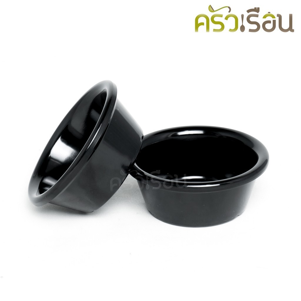 Superware ถ้วยน้ำจิ้ม กลม ผิวเรียบ Ø 7 x 3 ซม. สีขาว หรือ สีดำ D6284-2.75 - รูปที่ 4