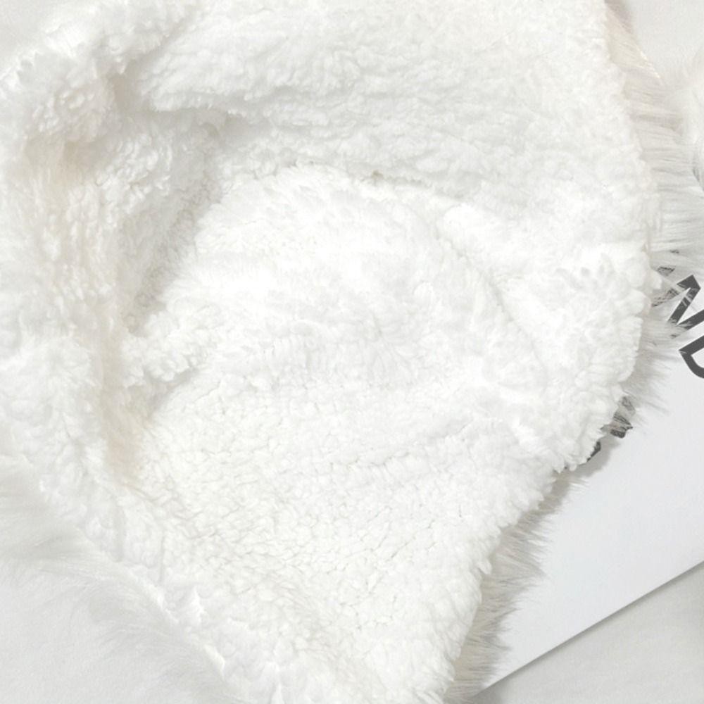 หมวกหูแมว โบลูโอมิ กันลม กับหมวกอบอุ่นลูกไม้ป้องกันหูน่ารักกุทัณฑ์ถักหมวกผู้หญิง - รูปที่ 3