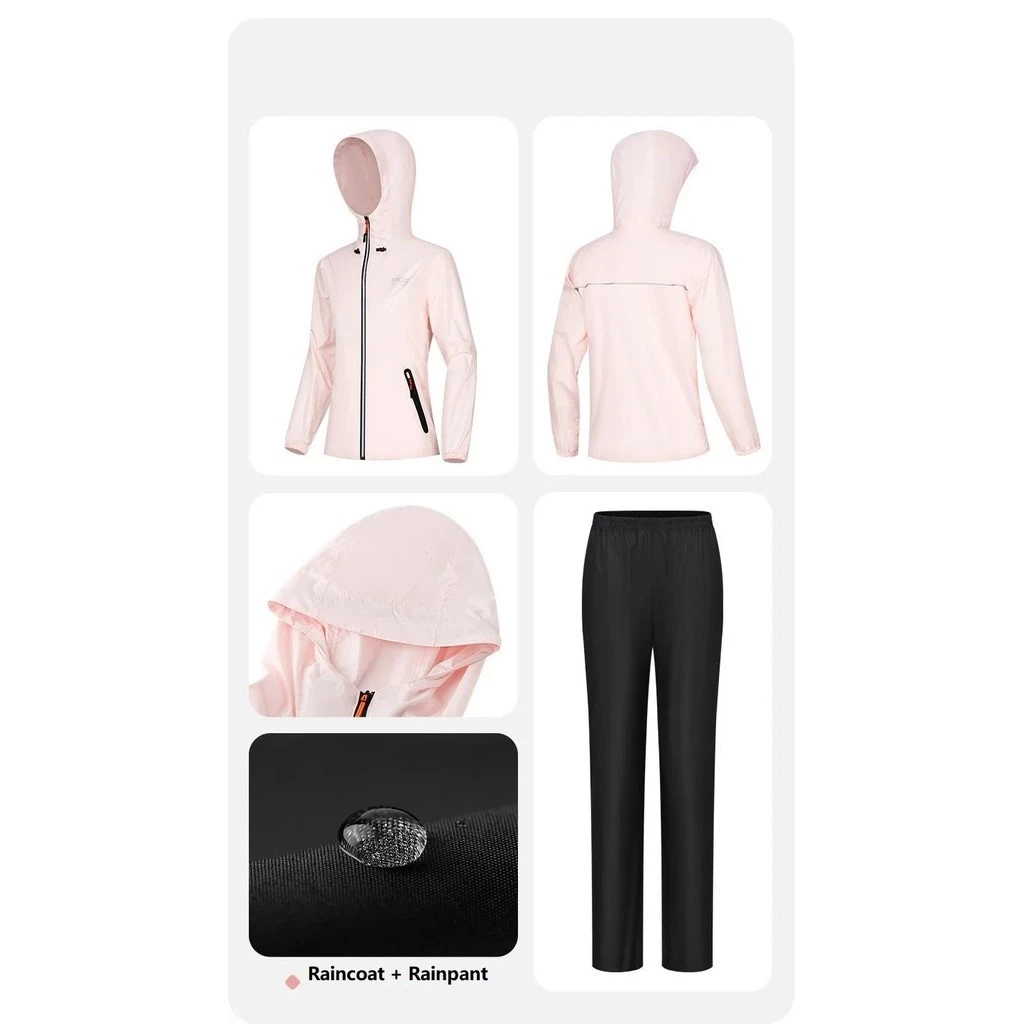 ชุดเสื้อกันฝนและกางเกง GM Golf สำหรับผู้ชายและผู้หญิง thumbnail 8