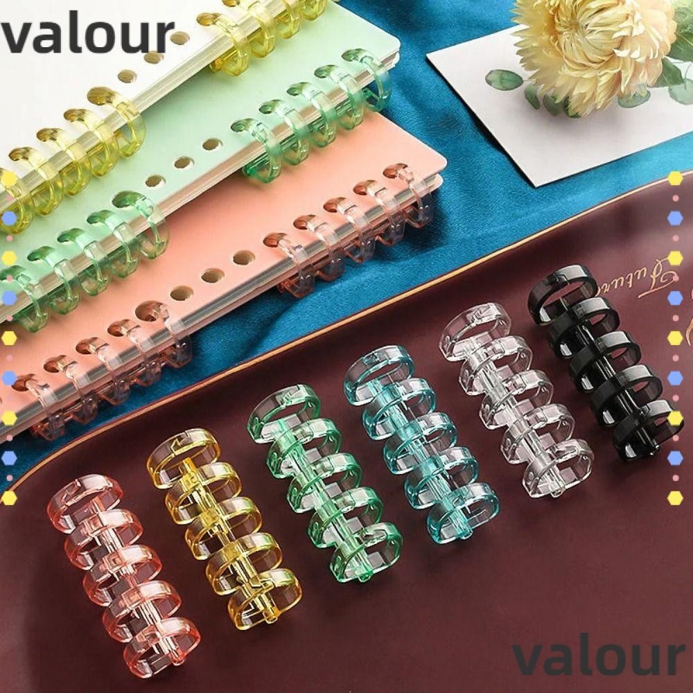 Valour สันห่วง 5 ห่วง ขนาด A4 A5 A6 สําหรับสมุดภาพ อัลบั้มภาพ 10 ชิ้น